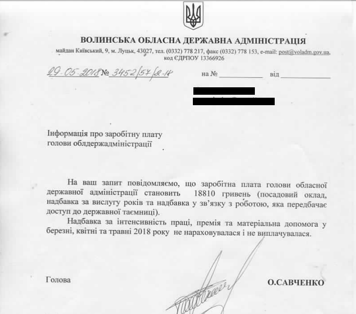 Зарплата Олександ Савченко